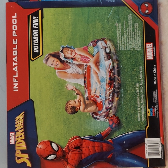 Spiderman Inflatable 2 Ring Pool - Picture 3 of 4